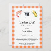 Graduation Party Shrimp Boil Invitation 招待状 (正面)