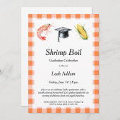 Graduation Party Shrimp Boil Invitation 招待状 (正面/裏面)