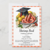 Graduation Party Shrimp Boil Invitation 招待状 (正面)