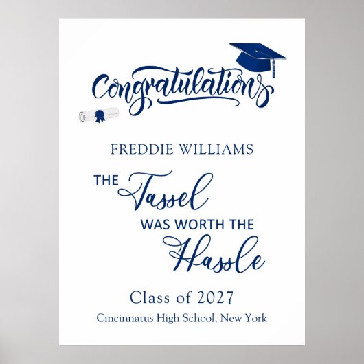 Graduation Party Tassel was Worth the Hassle ポスター (正面)