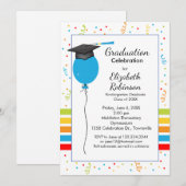 Graduation Pary Invitation Kindergarten graduation 招待状 (正面/裏面)