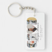 Graduation Photo Collage Graduate Gift Keepsake キーホルダー (正面)