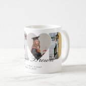 Graduation Photo Collage Graduate Gift Keepsake コーヒーマグカップ (正面右)