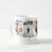 Graduation Photo Collage Graduate Gift Keepsake コーヒーマグカップ (正面左)