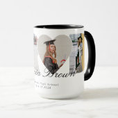 Graduation Photo Collage Graduate Gift Keepsake マグカップ (正面右)