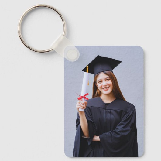 Graduation Photo Keychain キーホルダー (正面)