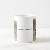 Graduation Photo Mug Personalized - Congratulation コーヒーマグカップ (中央)