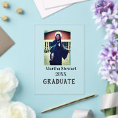 Graduation photo name year class university simple アクリル招待状 (インサイチュ (ウェディング))