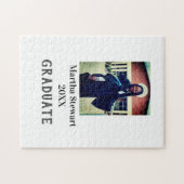 Graduation photo name year class university simple ジグソーパズル (横)