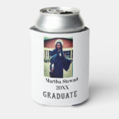 Graduation photo name year class university simple 缶クーラー (缶裏面)