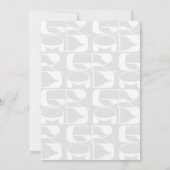 Graduation Photo Party Invitation – Modern Chic 招待状 (裏面)