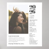 Graduation Photo Poster Class of 2026 ポスター (正面)