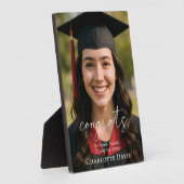 Graduation Photo Sign Celebrate the Graduate フォトプラーク (側面)