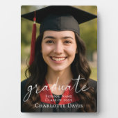 Graduation Photo Sign Celebrate the Graduate フォトプラーク (正面)