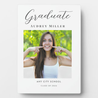 Graduation Plaque With Photo フォトプラーク