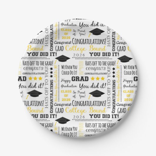 Graduation Plates ペーパープレート (正面)