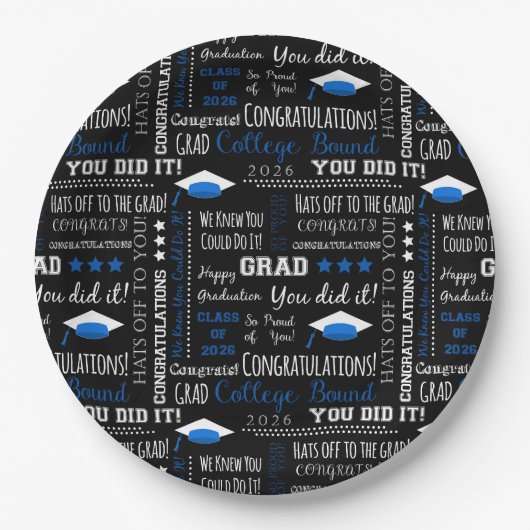 Graduation Plates ペーパープレート (正面)