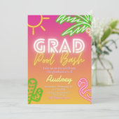 Graduation Pool Party 招待状 (スタンド正面)