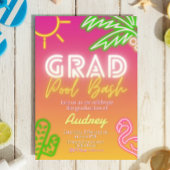 Graduation Pool Party 招待状