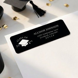 Graduation Return Address ラベル