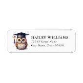Graduation Return Address Labels ラベル (正面)