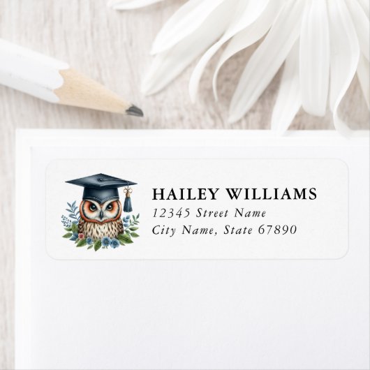 Graduation Return Address Labels ラベル (インサイチュ)