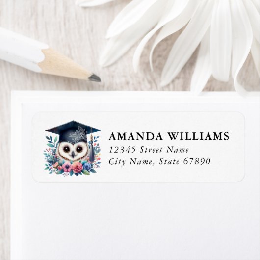 Graduation Return Address Labels ラベル (インサイチュ)