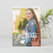 Graduation Script Announcement 招待状 (スタンド正面)