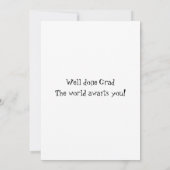 Graduation Scroll and Ribbon You Did It (裏面)