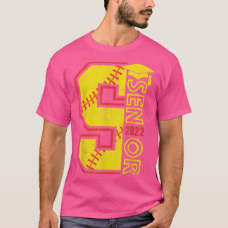 Graduation Senior Class 2022 Graduate Softball Pla Tシャツ