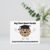 Graduation Smart Cookie Funny Personalize ポストカード (スタンド正面)