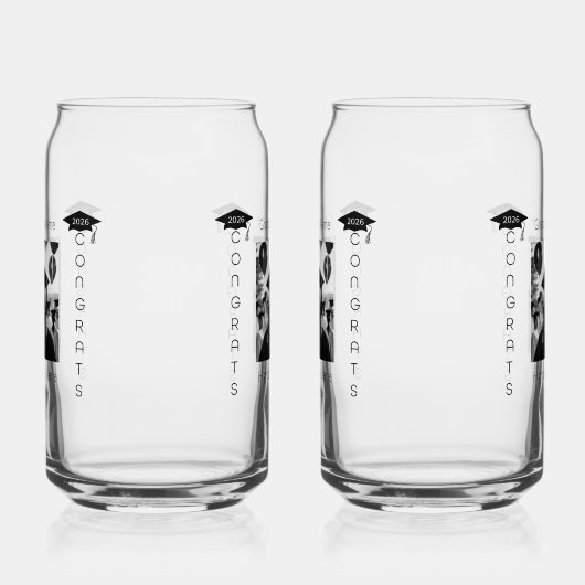 Graduation Soda Glass ガラス缶 (右)
