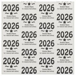 Graduation Star Class of 2026 Grad ファブリック