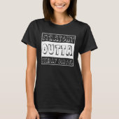 Graduation  Straight Outta Sunday School Tシャツ (正面)