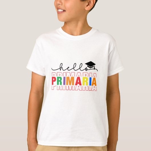 Graduation T-shirts 2024 "Primaria" Tシャツ (正面)