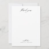 Graduation Thank You Card 招待状 (裏面)