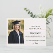 Graduation Thank You Photo Card Modern 招待状 (スタンド正面)