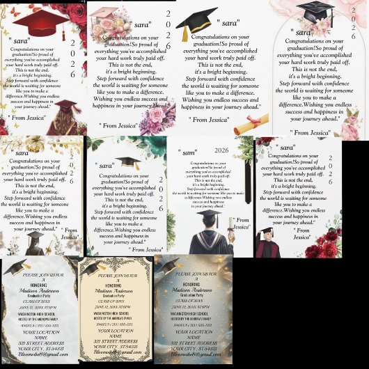  Graduation- Universal Design for all ages 招待状