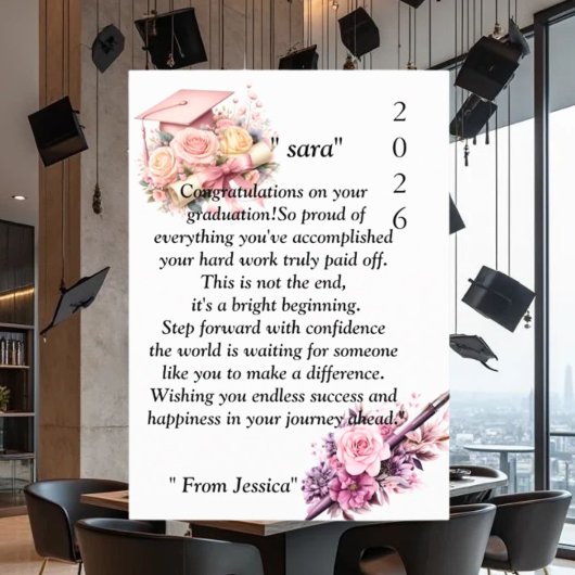  Graduation- Universal Design for all ages 招待状