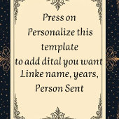  Graduation- Universal Design for all ages 招待状