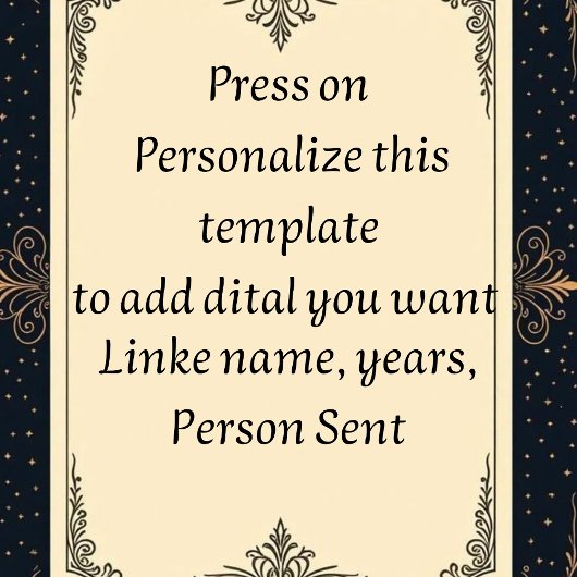  Graduation- Universal Design for all ages 招待状