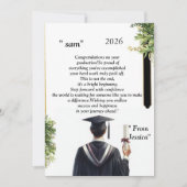  Graduation- Universal Design for all ages 招待状 (正面)