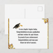 Graduation- Universal Design for all ages Postcar シーズンポストカード (正面/裏面)