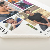 Graduation White Trendy 6 Photo Collage シェルパブランケット (3/4)