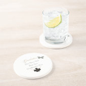 Graduation with Custom Name Date and Qualification コースター (側面)