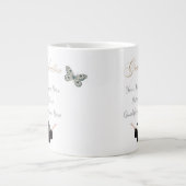 Graduation with Custom Name Date and Qualification ジャンボコーヒーマグカップ (正面)