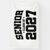 Graduation Year School Pride Senior Class of 2027 横断幕 (縦)