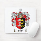 GRADYの家紋- GRADYの紋章付き外衣 マウスパッド (マウス)