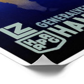 Graf Zeppelinヴィンテージドイツ旅行ポスター ポスター (角)