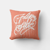 GRAFFIT DRIPPING PAINT クッション (正面)